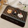 Cartoon Animal Bathroom Mat Non-Slip Absorbent Diatomite Floor Shower Toilet Area Home Use