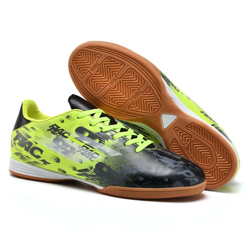 Ic Fußballschuhe Indoor Futsal Rindersehnen-Sohle Zementboden Holzboden Jungen und Mädchen Schüler Trainingsschuhe