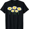 Cute Daisy Flowers Classic Wildflower White & Yellow Graphic T-Shirt