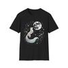 HOT SALE Fox for Moon Neutral Soft Style T-shirt Cute Animal Graphic T-shirt Celestial Print Shirt Galaxy Lover Gift Star Top