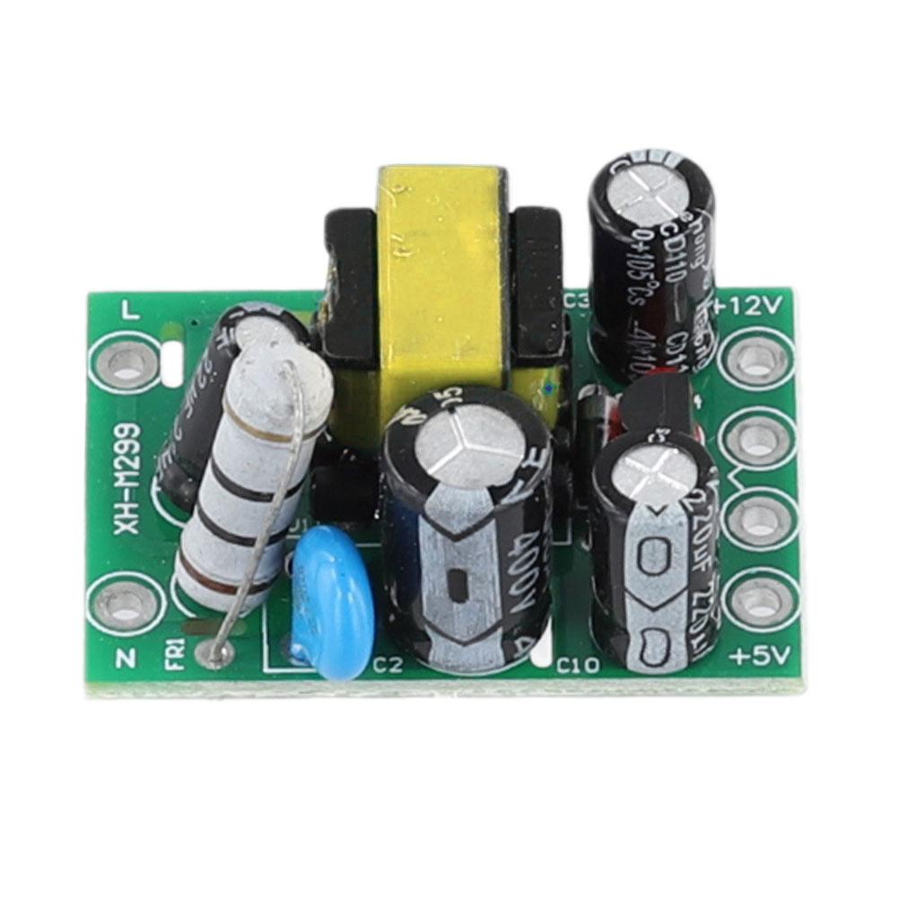 XH-M299 Isolated Switching Power Supply Board Easy Installation AC-DC 110-220V To 5/12V Power Supply Module High Efficiency