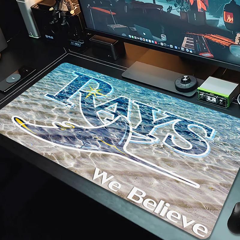 Tampa Bay Rays Color Mouse Pad Large Gaming Table Cushion Non-slip Laptop Tablet Big Mousepad XXL Mat Mini PC Playmat With Lock edge