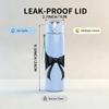 1PC Black Bat Bow Gothic Pattern 750ml Color Plastic Sports Water Bottle Leakproof Flip Straw Lid Suitable for Sports Office Home Use