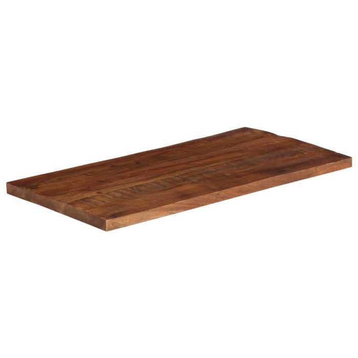 VidaXL Dessus de table 120x50x2,5cm rectangulaire bois massif récupéré, dessus de table en bois, dessus de table basse, 371192