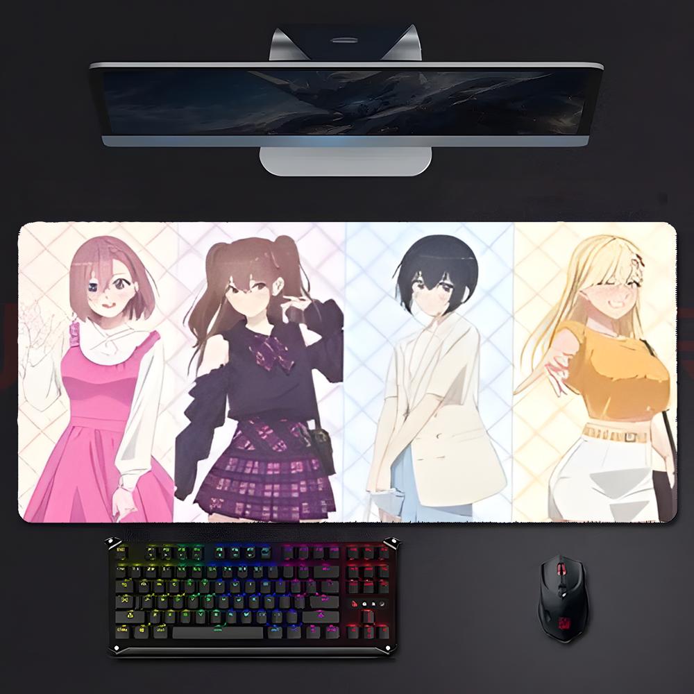Cute Funny Anime 25 DDimensional Seduction Mouse Pad Mousepad Large Gaming Lockedge Thickened Pc Table Desk Mat
