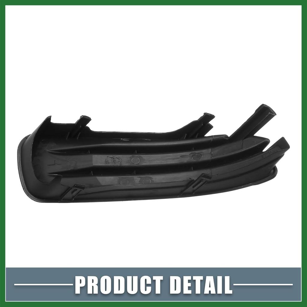 Motoforti Left Right Side Fog Light Grille Cover Trim NO.5212702070/5212802060 for Toyota Corolla 2003 2004 2005 Black 1 Pair Long-lasting