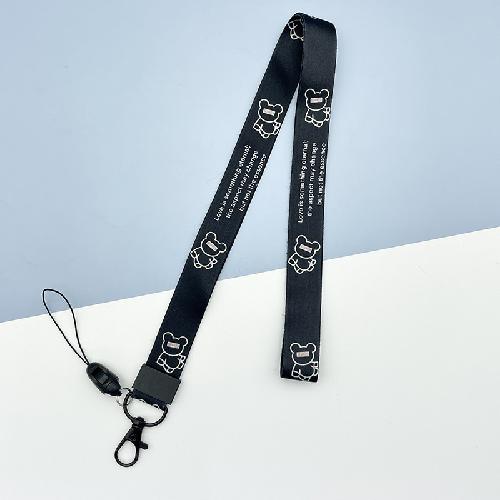 Cute Cartoon Lanyard, Creative Long Rope, Work ID Holder, Neck Strap, Keychain, Anti-lost, Durable Rope Card Accessories