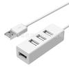 USB 2.0 4-Port Mini Hub Splitter for Computers
