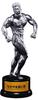 Risou Figure Set of MUSCLE STARS PIECE 22cm Kinniku-kun Nakayama 3, Trophy, Official, Approx.