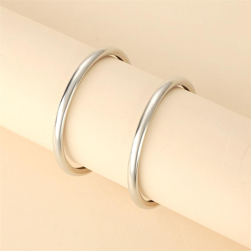 Elegantní jednoduchý masivní kruhový náhrdelník Choker pro ženy Trendy obojek 2025 Módní šperky na krk Doplňky pro ženy