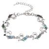 European & American Dual-Use Jewelry: Whale, Penguin, Butterfly, Abalone Shell Bracelet & Anklet
