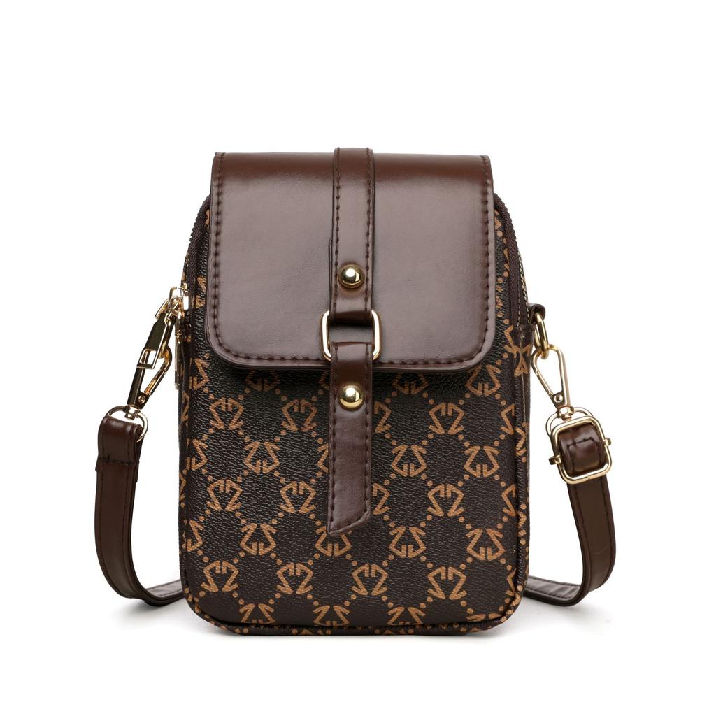 A Versatile, Printed, Casual and Simple Vertical, Fashionable and Trendy Single-shoulder Crossbody Women's Bag