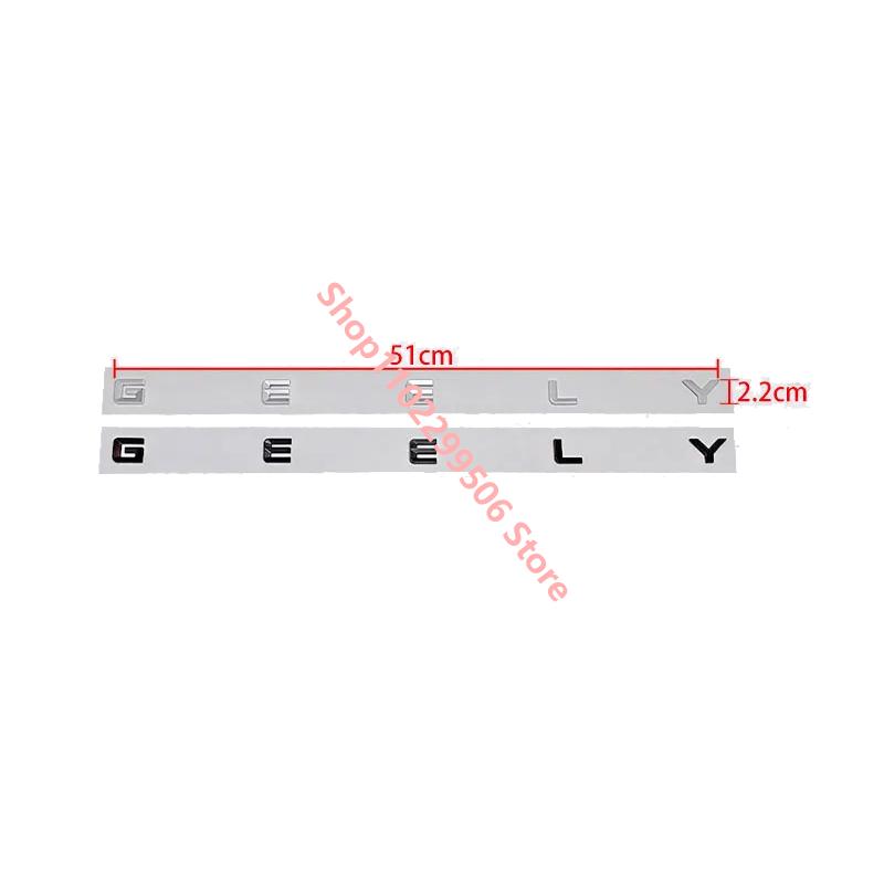 GEELY dopis štítek Odznak kufru auta samolepky pro řadu Geely Atlas EmgrandGT monjaro coolray upravený karoserie kufr a