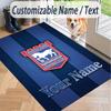 Custom Text Printed Rug Ipswich Town Non Slip Floor Carpet For Home Room Decor