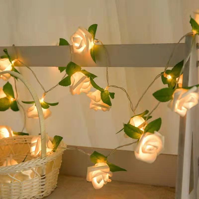 520 LED Rose String Lights for Valentine's Day Wedding Decoration