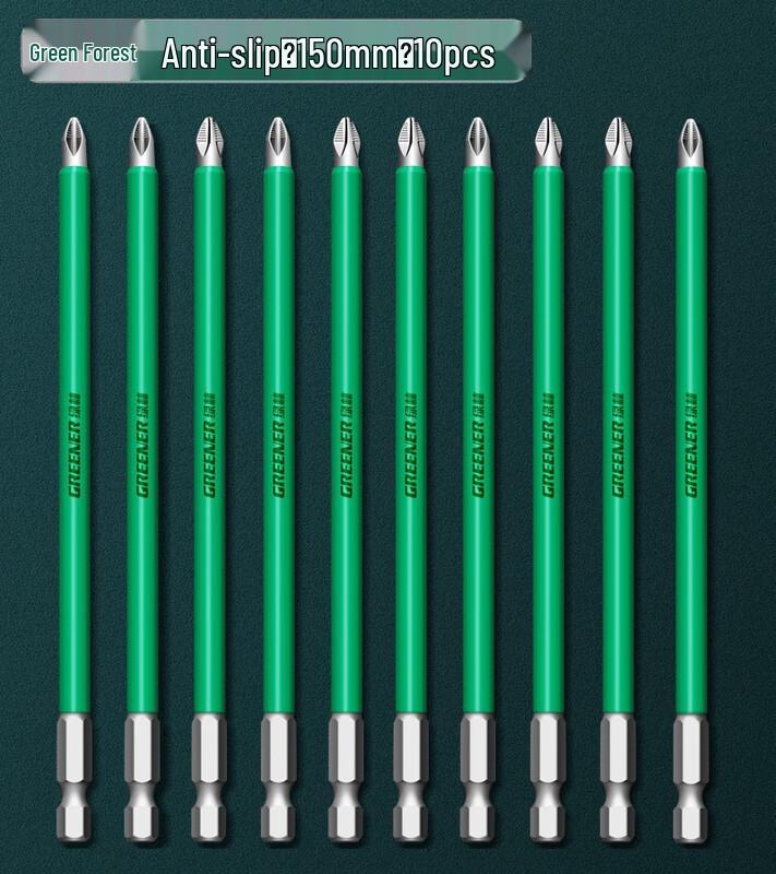 

Green Forest Magnetic Phillips Screwdriver Bit Set CN plug (adapter included)