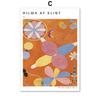 Abstract Geometric Lines Coral Girl Waves French Posters And Prints Wall Art Canvas Painting For Living Room Decorative Pictures