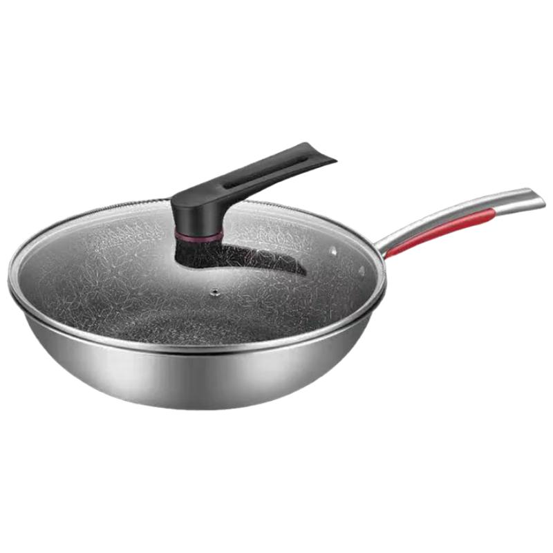 Yi Bo Herlier 32cm Stainless Steel Wok