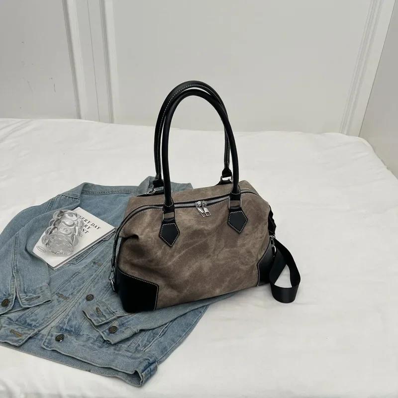 Herbst und Winter Retro Damen Schultertasche Heißer Verkauf Hohe Qualität Große Kapazität Lässig Vielseitig Damen Umhängetasche