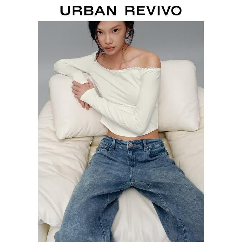 UR Women s Off-Shoulder Bow Crop Top XL