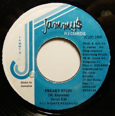7-Zoll Schallplatte SERIAL KID - Freaky Stuff NONE Jammy's Records 1999 Jamaika Reggae, Ska & Dub Gebraucht