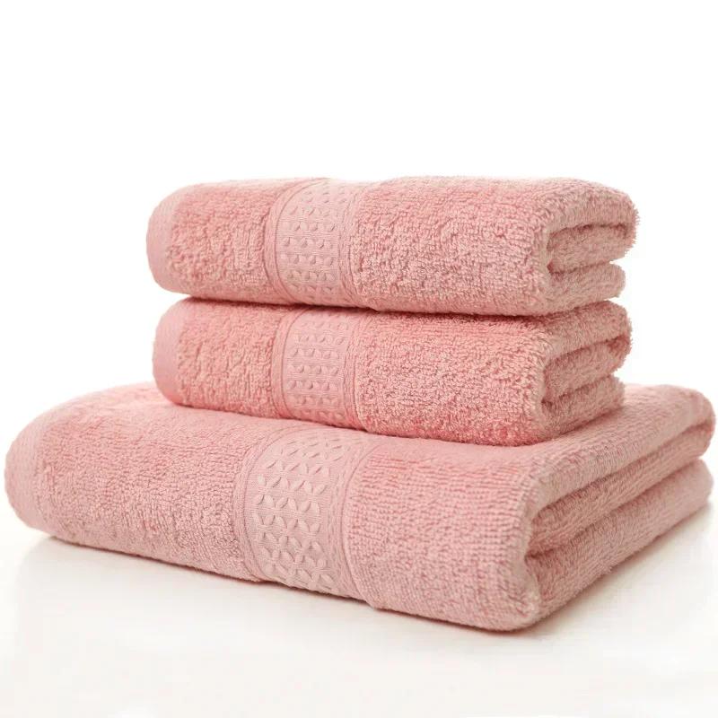 Towel Bath Towel 70x140cm Square Absorbent Couple Household Towel Set