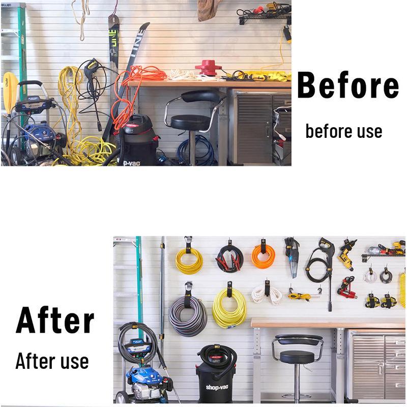 Heavy-Duty Velcro Straps for Eyelet, Wire, Pipe, and Object Storage