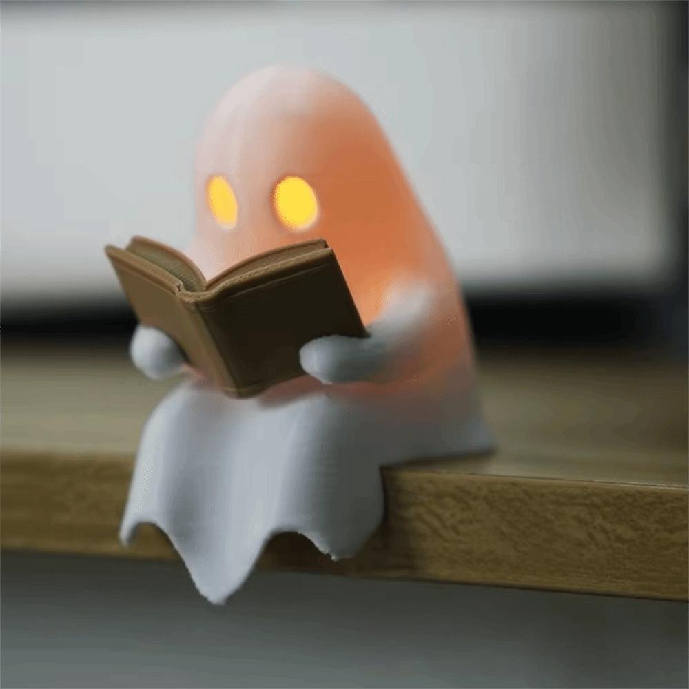 Low-energy-consumption Ghost Reading Night Light Energy-efficient Desk Ghost Figure Bookshelf