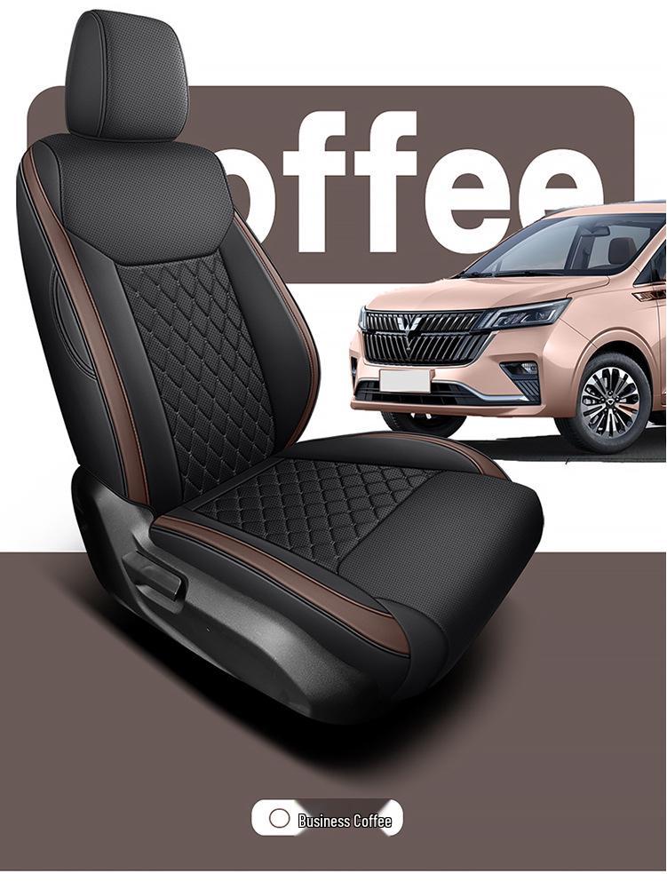 Wuling Jiachen Seven-Seat Leather Car Seat Cushion - All Seasons Universal Fit