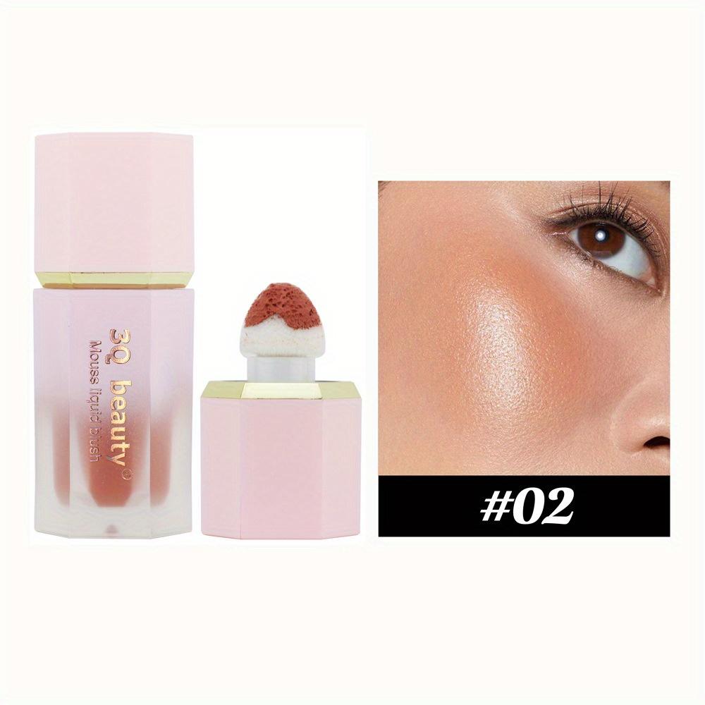 

6 цветных жидких румян, монохромные, шелковистые, розовые, расширяющиеся тени для век 2#