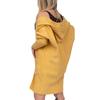 Women's Hooded Patchwork Knit Cardigan with Pockets 2025