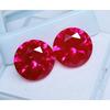 Natural Mozambique Ruby 12-14 Ct Round Cut Pair Certified Fabulous Gemstone