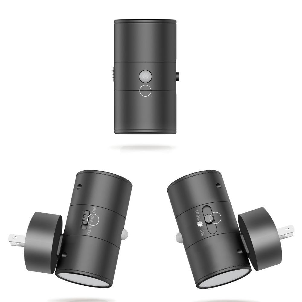 Motion Sensor LED Night Light with Dimmable Ambient Lighting for Bedroom