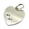Les Trésors De Lily [M9589] - Silver Pendant 'Love' (rhodium-plated)