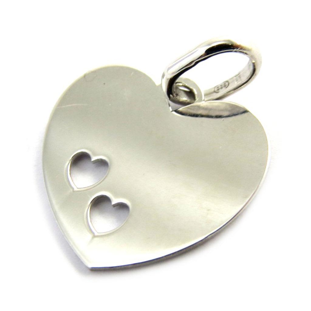 Les Trésors De Lily [M9589] - Silver Pendant 'Love' (rhodium-plated)