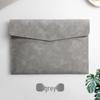 Thickened Waterproof A4 Leather File Folder with Snap Button & Customizable Logo