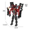 Skibidi Toilet Building Blocks Zombie Skibidi Toilet Logo The Audio Man And Camera Titan Man Building Block DIY Bricks Toys