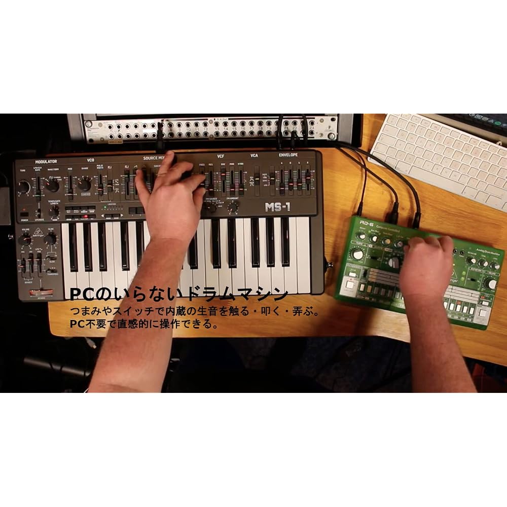 Behringer RD-6-SR Analog Drum Machine USB/DIN MIDI Compatible 16 Step Sequencer with Analog Disto...