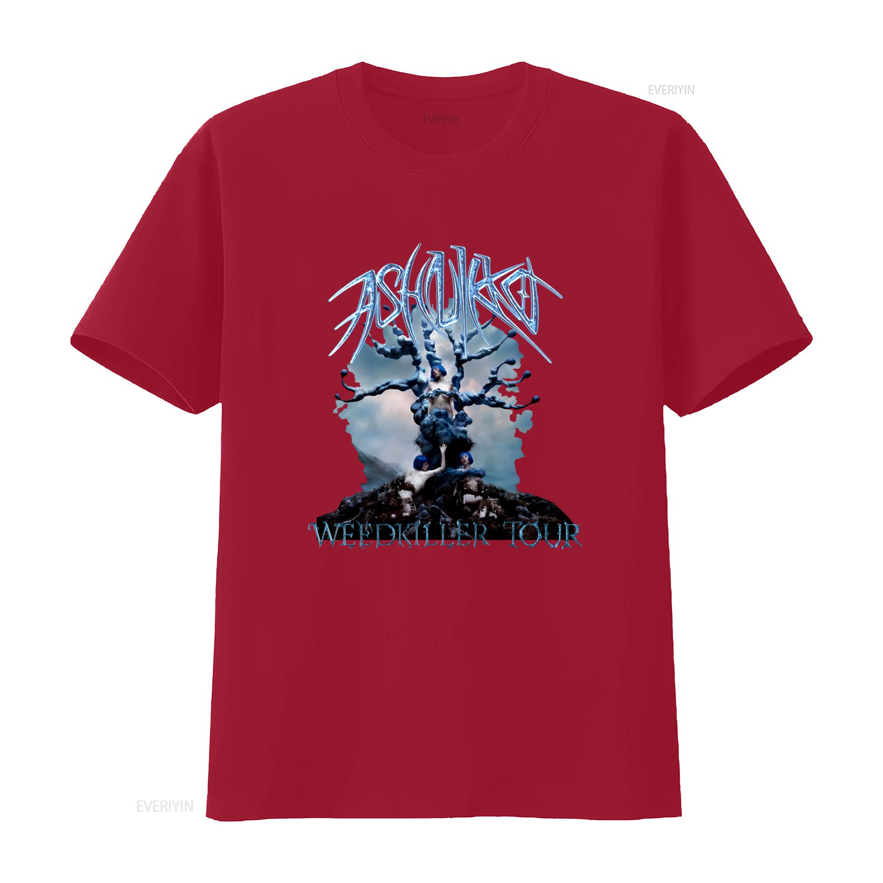 Ashnikko 2023 Weedkiller Tour T Shirt for Fans Unique Design High Quality Print vintage Washed Comfortable Unisex fashion S