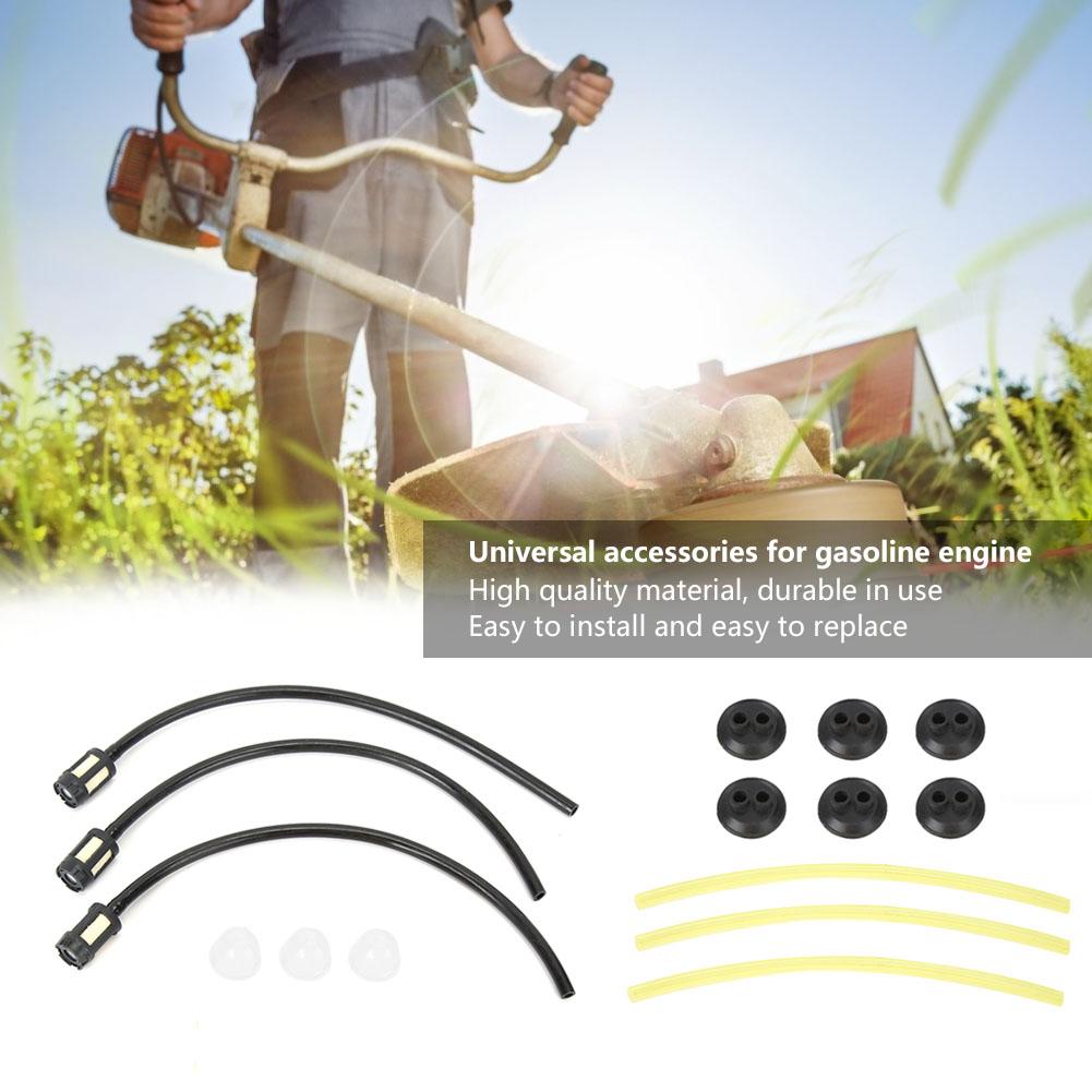 6Pcs Fuel Hose Line Pipe Assembly Replacement Accessories for Strimmer Lawn Mower