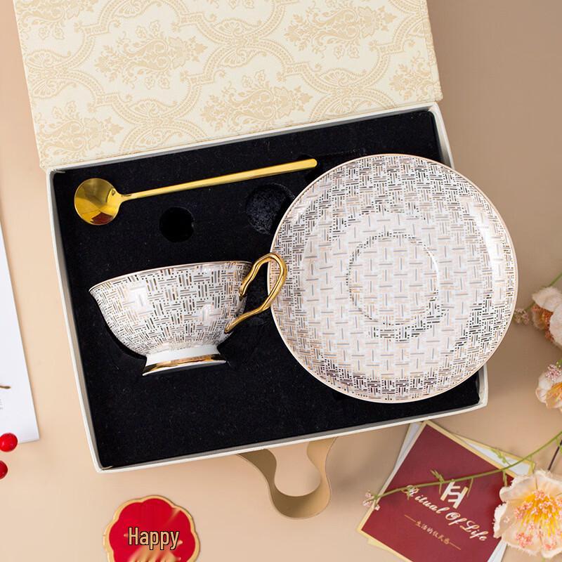 Shangqi Tassel Charm Ceramic Coffee Cup Set