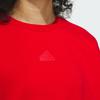 Adidas Future Style Crew Sweatshirt Reflective Stripes Sports Casual Pullover Round Neck Women Sweatshirt Light-Crimson IM8955