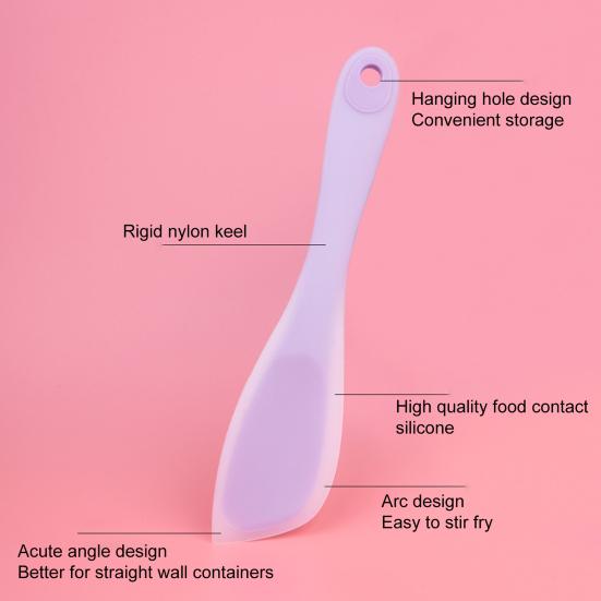 Slitstark miljövänlig lätt att rengöra Lätt återanvändbar gräddspatel för bakning av smörspatel