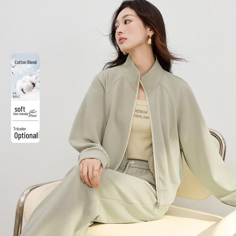 

Handu Yishe Women s Relaxed Fit Stand Collar Sweatshirt XL