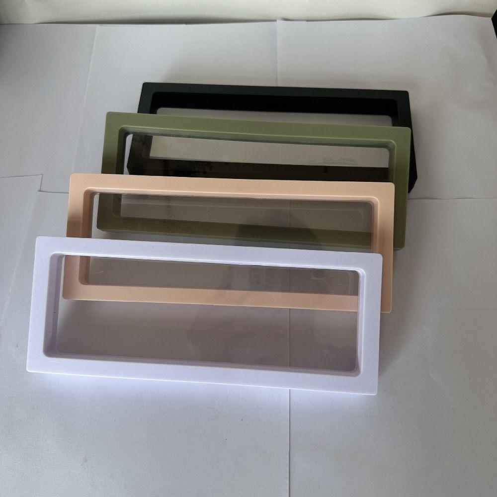 

Elastic Jewelry Display Box Colorful Frame Transparent PE Film Box Gift Display чорний