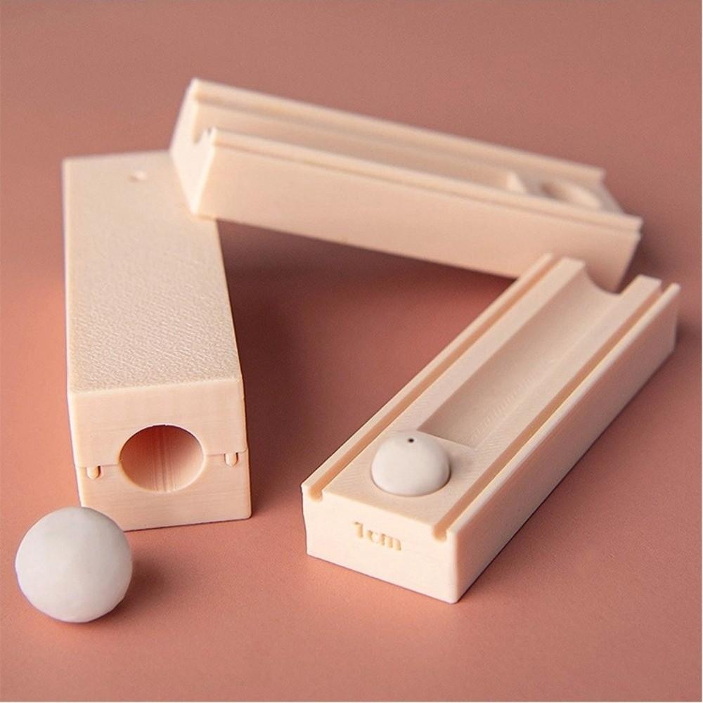 with Hole Punch Clay Bead Maker Tool DIY Jewelry Earrings Necklaces Round Ball Shaping Mold Auxiliary Tool Clay Ball Punching