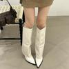 Pointed Boots Women's 2025 Autumn and Winter New Women's Boots High Boots But Knee Boots High Heels Knight Boots
