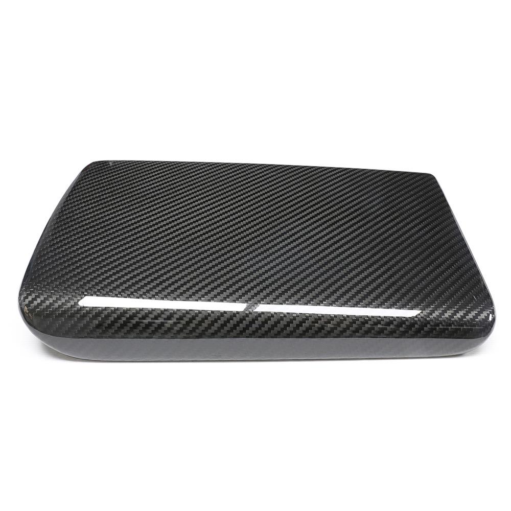 Tesla Model S/X Dry Carbon Fiber Rear Display Frame for Armrest Box