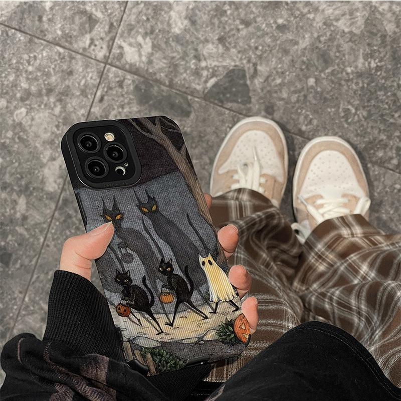 Gece Kedisi Elf Tilki Silikon Kılıf Samsung Galaxy A54 A52 A50 A51 A32 A31 A21S A23 A53 A71 A72 A73 5G A34 A12 A13 A14 İçin Kılıf