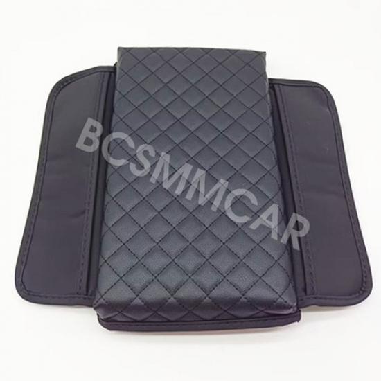 Center Console Box Pad Cover Car Armrest Cushion Leather Elbow Rest Support Mat